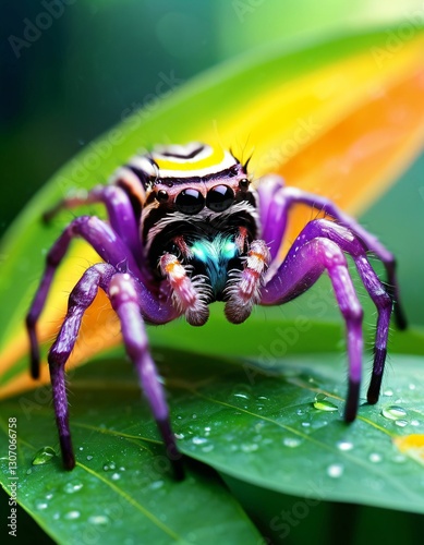 a spider with a dreamy, imaginary appearance