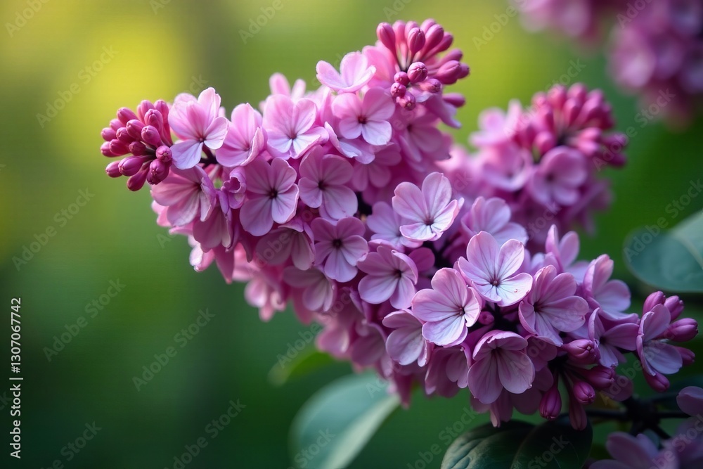 Beautiful lilac bush in full bloom during spring season, flowers, lilac Beautiful lilac bush in full bloom during spring season, flowers, lilac