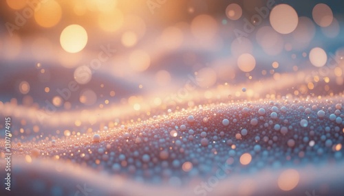 Soft and cozy Wallpaper made of pearly bubbles in pastel colors
