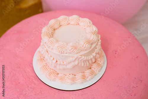 Cake for first birthday bento