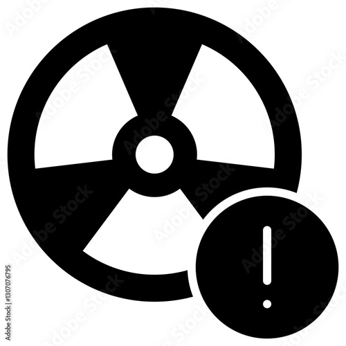 Radiation Glyph Icon