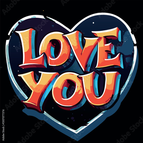 cuore con scritta I Love You 04