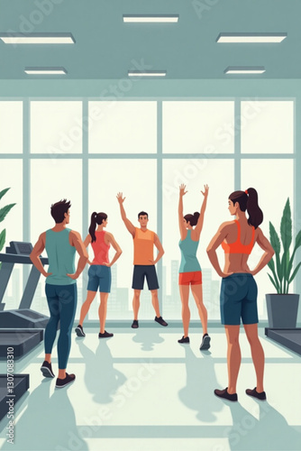 People engaging in various sports and fitness activities at a wellness center