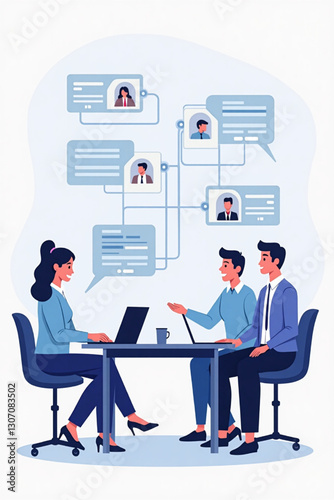 Remote Collaboration: Professionals Communicating via Digital Channels