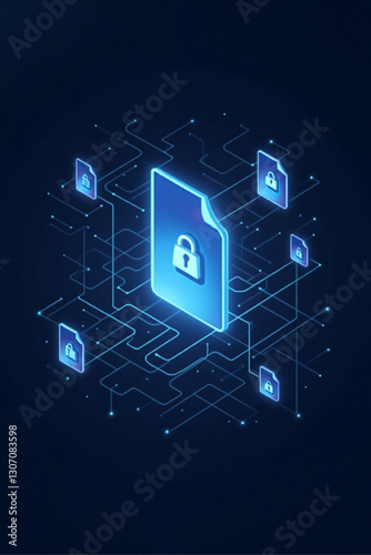 Secure Digital File Access Granted Through Cyber Security Key Protection Measures