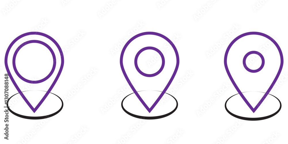 red pin point. map address location pointer symbol red pin point. map address location pointer symbol