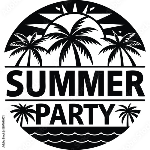 summer holiday background vector illustration
