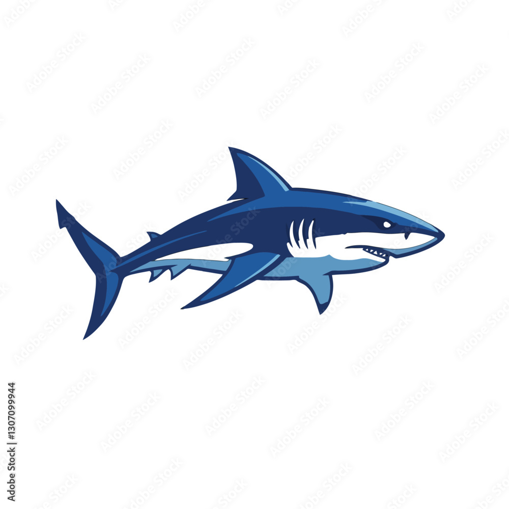 Fototapeta premium Shark Illustration