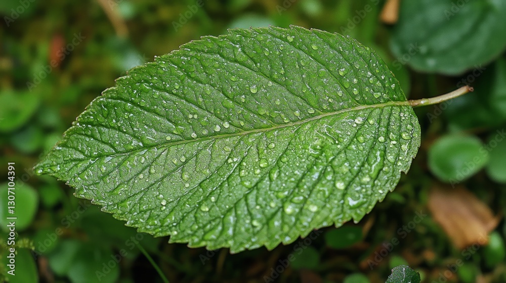 A close-up of a rain-soaked leaf, vibrant green tones, soft background blur, natural and detailed, ultra-realistic, high-definition macro shot. A close-up of a rain-soaked leaf, vibrant green tones, soft background blur, natural and detailed, ultra-realistic, high-definition macro shot.