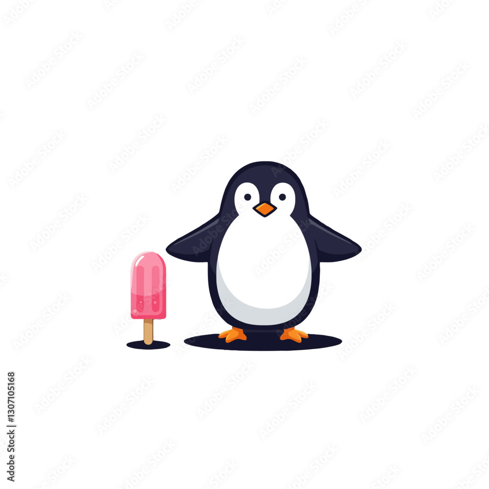 Fototapeta premium Chillin Penguin Pop