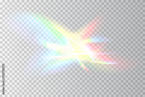 Mesmerizing abstract glow on a light background with shimmering crystalline streams. Reflective and transparent elements add a dreamy, futuristic touch with a soft, ethereal shimmer.