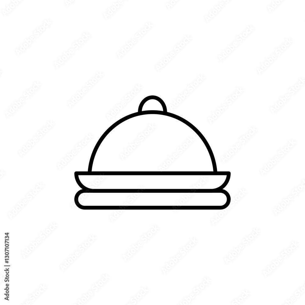 Cloche line icon