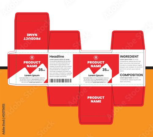 An attractive custom box design that showcases the brand's brilliant use of products