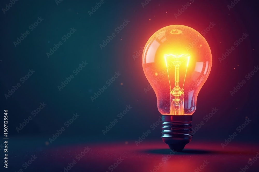 Colorful lightbulb with radiating rays of creativity , splash, imaginative Colorful lightbulb with radiating rays of creativity , splash, imaginative