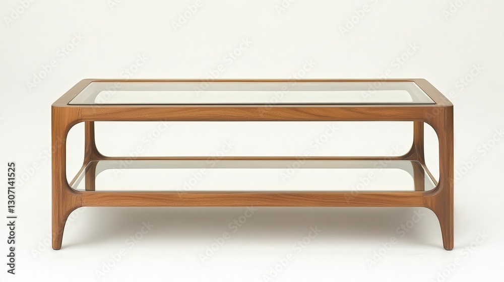 a dual-layer design, combining glass and wood, showcased against a clean white background. a dual-layer design, combining glass and wood, showcased against a clean white background.