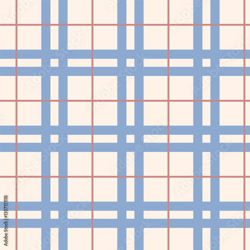 Cozy, simple check pattern