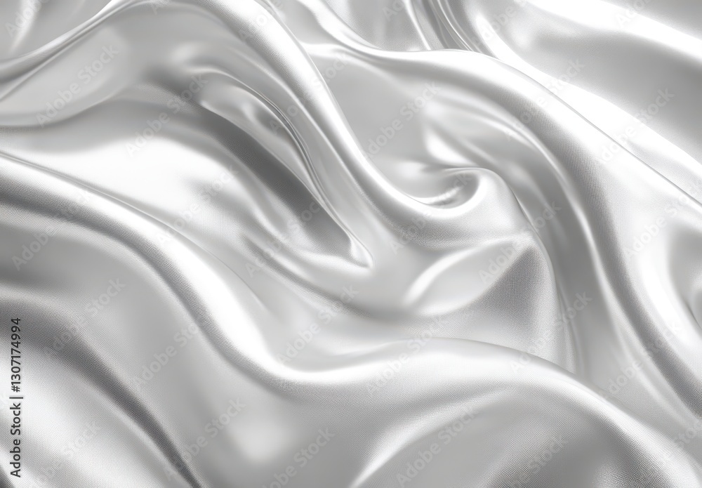 Elegant and Soft White Satin Fabric Texture with Smooth and Flowing Drapery for Fashion, Textile, and Home Decor Applications Elegant and Soft White Satin Fabric Texture with Smooth and Flowing Drapery for Fashion, Textile, and Home Decor Applications