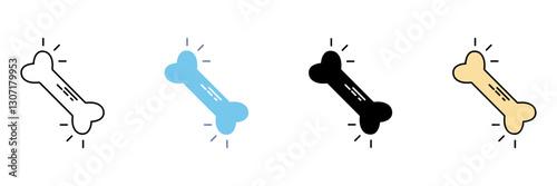Bone concept line icon. Simple element illustration.