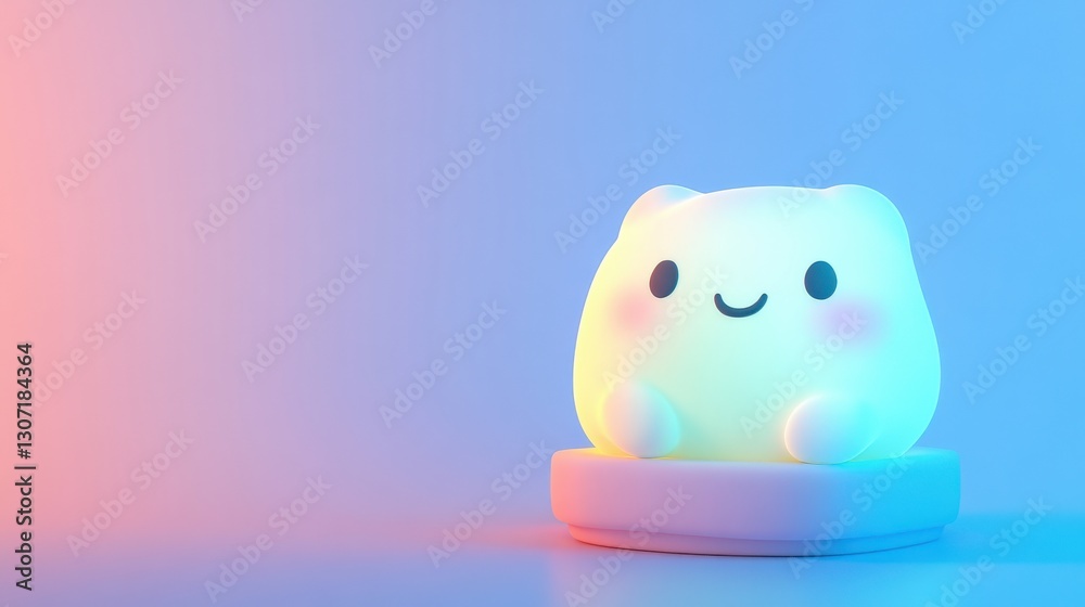 Cute and Colorful Cartoon Character Light with Soft Glow and Cheerful Expression Ideal for Kids' Rooms, Playrooms, or Fun Decorative Spaces in Vibrant Pastel Colors Cute and Colorful Cartoon Character Light with Soft Glow and Cheerful Expression Ideal for Kids' Rooms, Playrooms, or Fun Decorative Spaces in Vibrant Pastel Colors