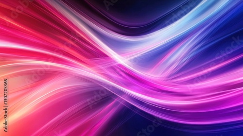 Wallpaper Mural Abstract artwork showing swirling vibrant color streaks and flowing lines Torontodigital.ca