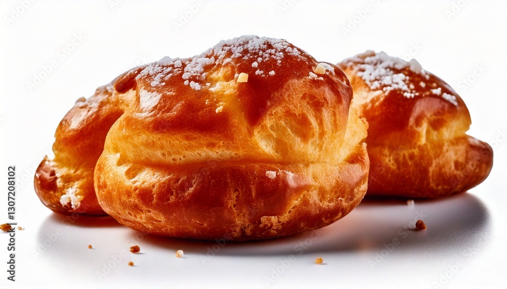 profiterol on studio background