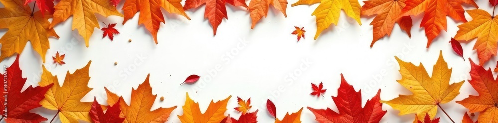 Dense autumnal leaves scattered on white surface, plant life, verdant Dense autumnal leaves scattered on white surface, plant life, verdant