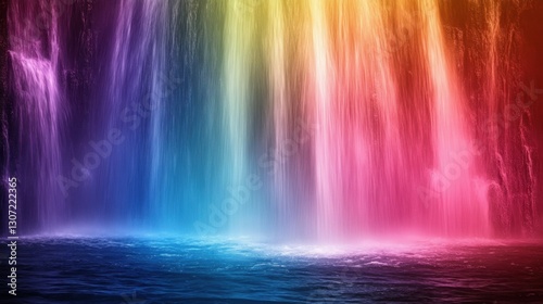 12 Abstract Waterfall Light Effect Backgrounds