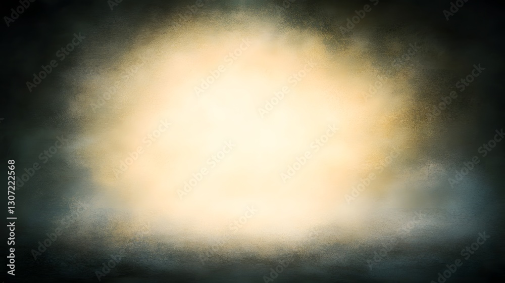 Naklejka premium Soft Glowing Light in Dark Background for Abstract Artistic Background or Design Use