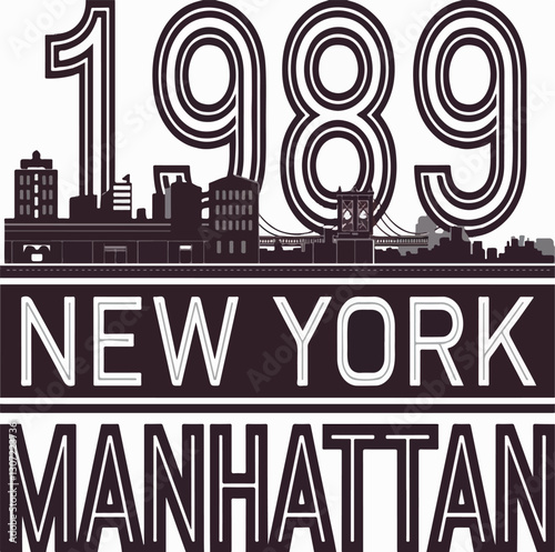 illustration, manhattan, text, america, city, background, vector, york, graphic, design, brooklyn, usa, typography, font, fashion, sport, print, new york, retro, texture, jersey, modern