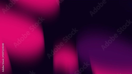 Abstract Pink and Black Gradient Background with Smooth Wavy Shapes  Perfect for Modern Designs