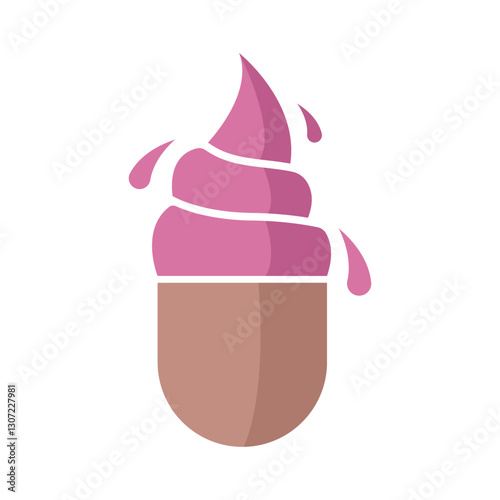 Ice cream illustration vector design