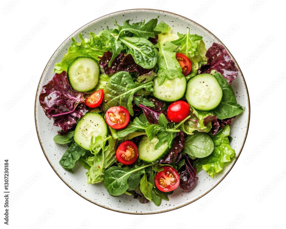 Fresh salad with mixed greens and vegetables. Fresh salad with mixed greens and vegetables.