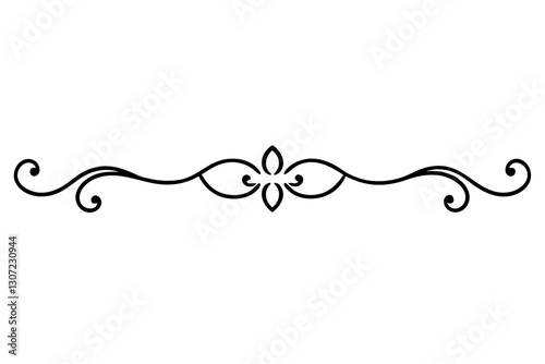 Luxury Baroque Border Element – High-End Branding Decorative Design

