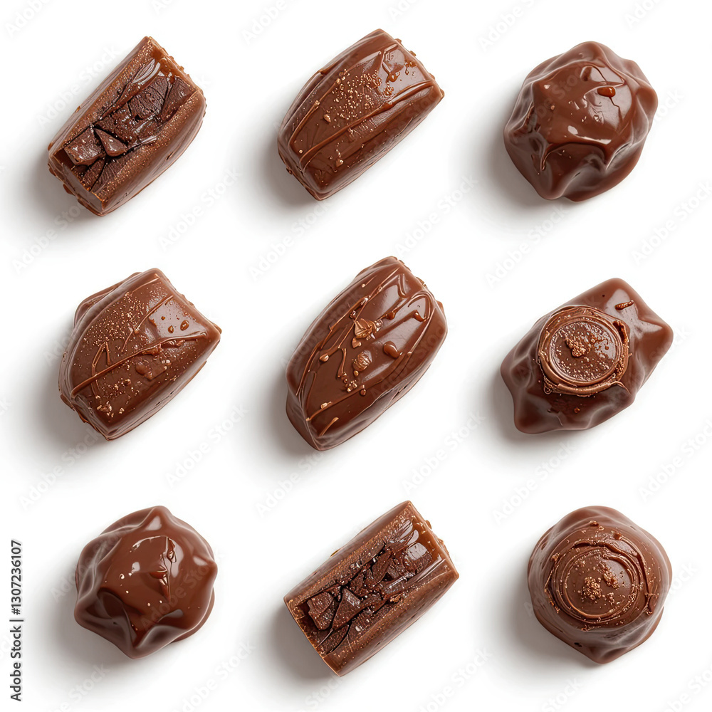 Obraz premium chocolate covered marshmallows