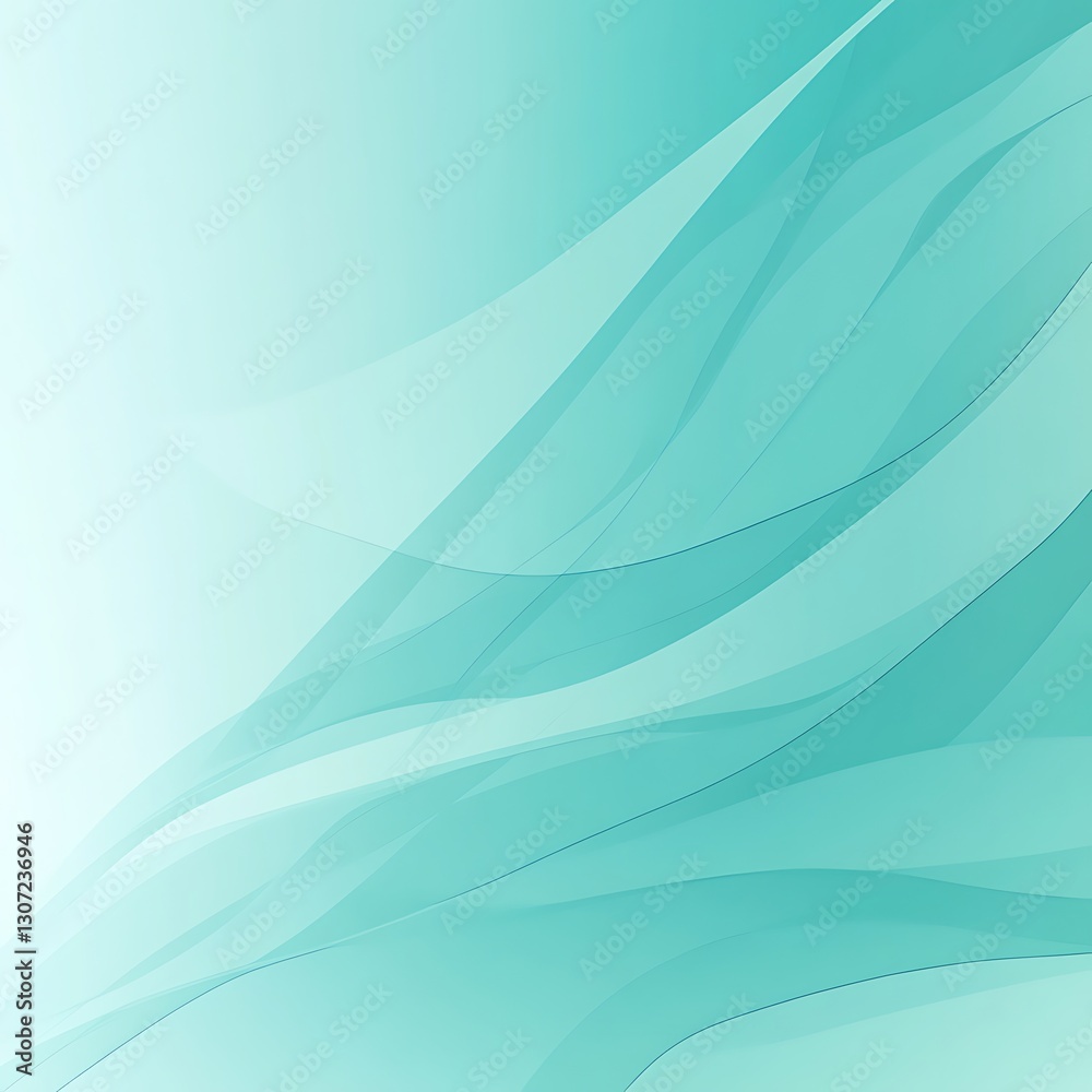 Abstract Teal Wave Background Design Illustration Abstract Teal Wave Background Design Illustration