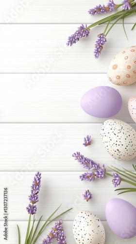 Easter Eggs and Lavender