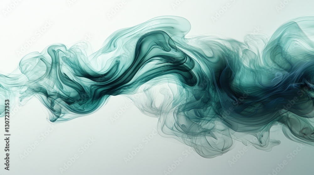 Abstract Smoke Flow, Light Background Abstract Smoke Flow, Light Background