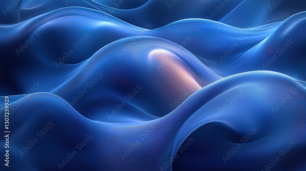 Abstract wavy blue digital form Abstract wavy blue digital form