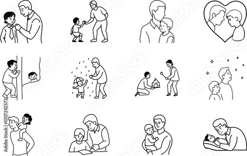 Fathers and Sons Bonding, Love, Growth, Play, and Support