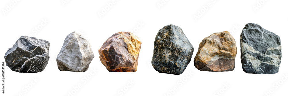 Set of a rocks, isolated on transparent background. Set of a rocks, isolated on transparent background.