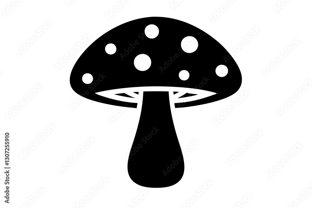 Mushroom Icon | Flat Vector Fungi Illustration for Nature and Food Design
Mushroom Icon | Flat Vector Fungi Illustration for Nature and Food Design