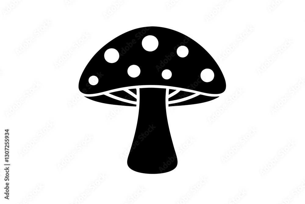 Mushroom Icon | Flat Vector Fungi Illustration for Nature and Food Design
Mushroom Icon | Flat Vector Fungi Illustration for Nature and Food Design