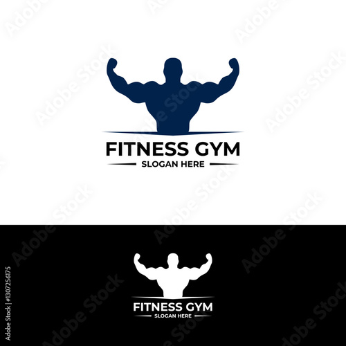 fitness gym logo vector