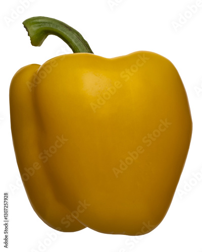 Yellow Bell Pepper I Isolated on Transparent Background