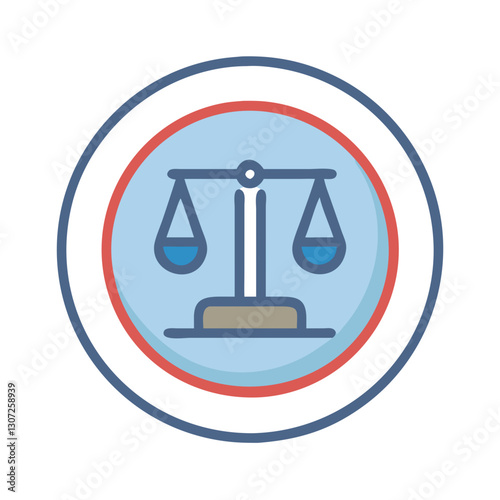 Scale balance justice symbol