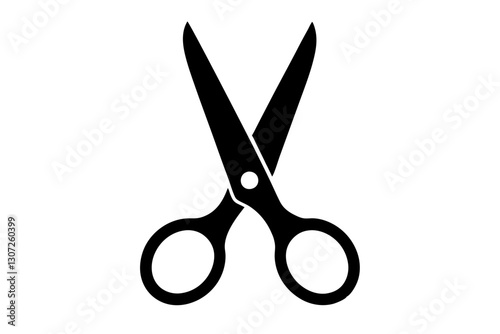 "Scissors Icon Vector – Minimalist Cutting Tool Clipart Design"

