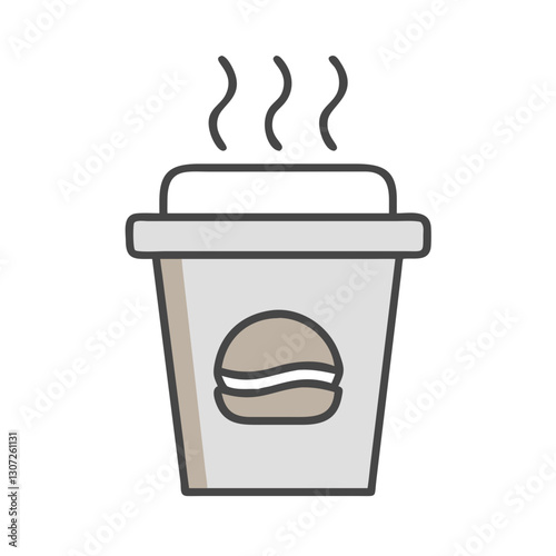 Takeaway coffee cup icon