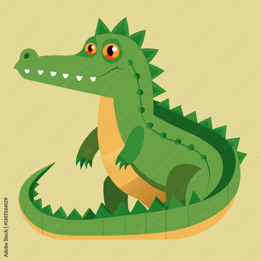 Naklejka premium crocodile