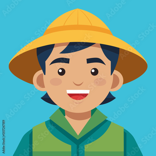 boy with hat