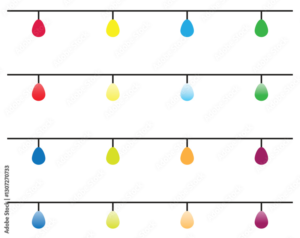 string lights brush and brush , Christmas light , pattern , seamless pattern
